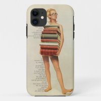Vintage Pantyhose Ad Books Iphone Case
