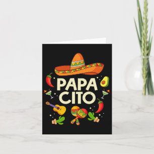 Vintage Papa Cito Cinco De Mayo Mexican Party Card