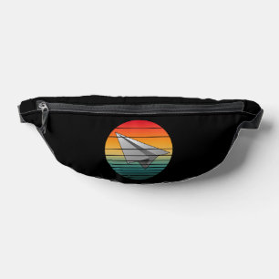Vintage Paper Aeroplane Bum Bags