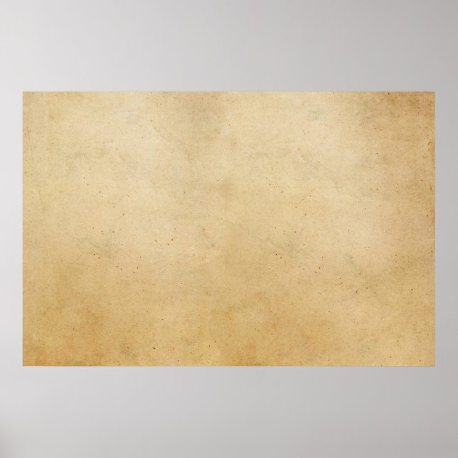 Vintage Paper Antique Gold Parchment Background Poster (Front)