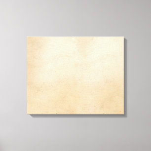 Vintage Paper Antique Parchment Template Blank Canvas Print