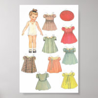 Vintage Paper Doll 