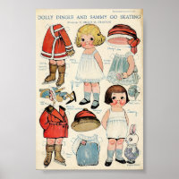 Vintage Paper Doll 