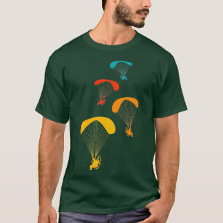 Vintage Paramotor Pilot Retro Paramotoring PPG Han T-Shirt
