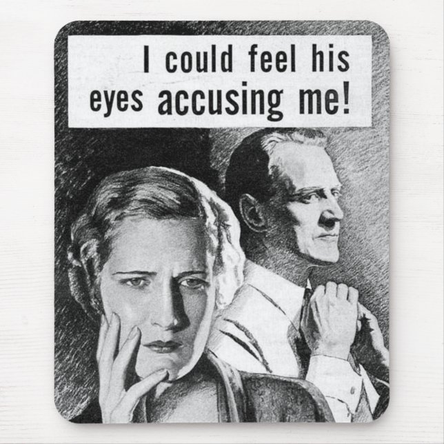 Vintage Paranoia Mouse Pad (Front)