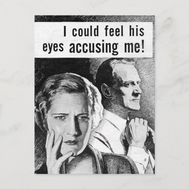 Vintage Paranoia Postcard (Front)