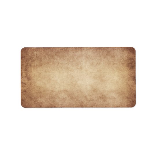 Vintage Parchment Antique Paper Background Custom Address Label