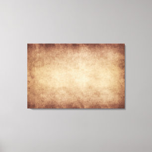 Vintage Parchment Antique Paper Background Custom Canvas Print