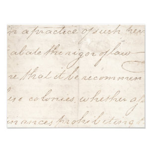 Vintage Parchment Antique Text Template Photo Print