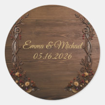 Vintage Parchment Bronze Floral Rustic Autumn