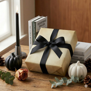 Vintage Parchment Halloween Gift Wrapping Paper