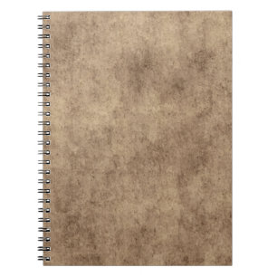 Vintage Parchment or Paper Background Customised Notebook
