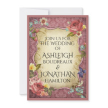 Vintage Parchment Print Wedding