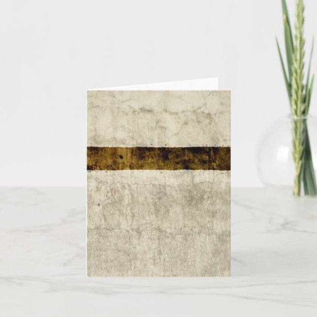 Vintage Parchment Template Blank Card (Front)