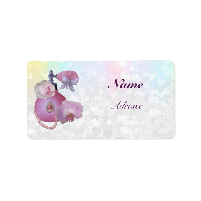 Vintage Parfüm  Label (Front)