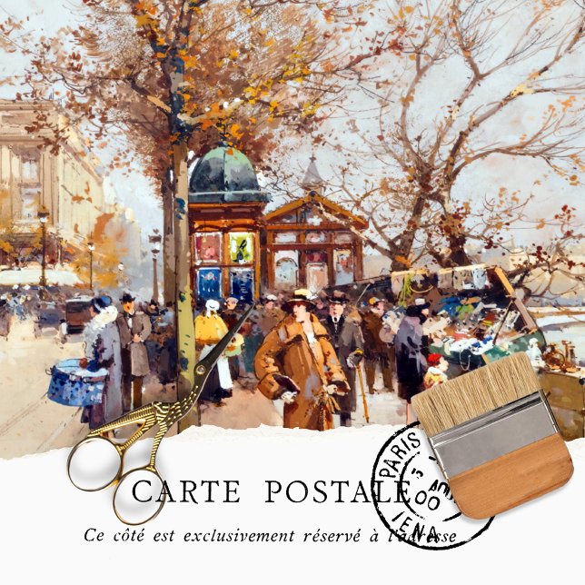 Vintage Paris Belle Epoque Tissue Paper (Creator Uploaded)