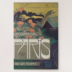 Vintage Paris Cigarette Advertising Jigsaw Puzzle