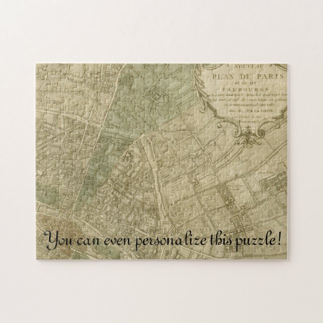 Vintage Paris Collection Puzzle Game (Horizontal)