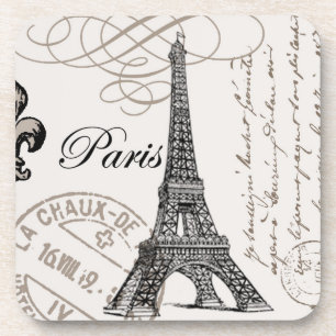 Vintage Paris...cork coaster