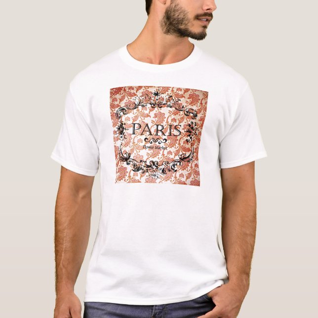 Vintage Paris Damask T-Shirt (Front)