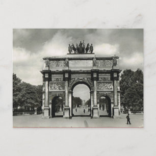 Vintage Paris, Etoile, Arc de Triumphe Postcard