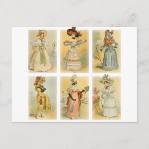 Vintage Paris Fashion (1) Postcard