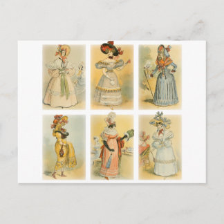 Vintage Paris Fashion (1) Postcard