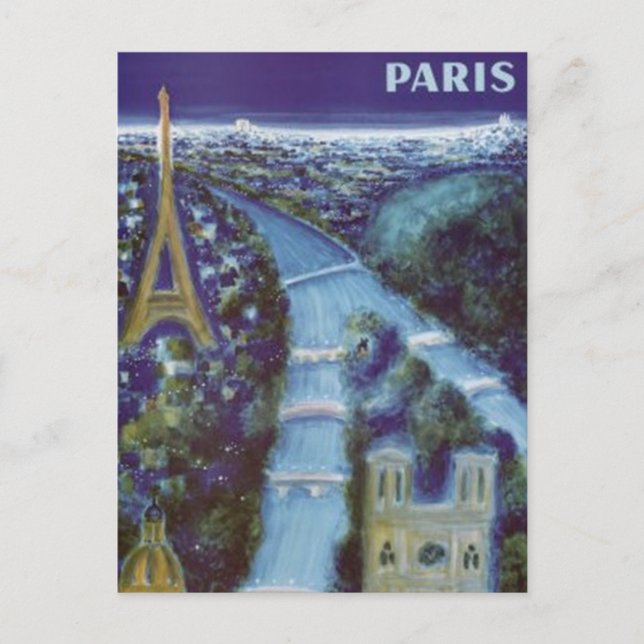 Vintage Paris, France - Postcard (Front)