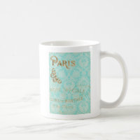 Vintage Paris Gold Design