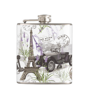 Vintage Paris Hip Flask