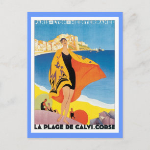 Vintage Paris Lyon Mediterranee Postcard