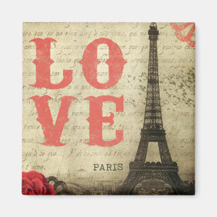 Vintage Paris Magnet