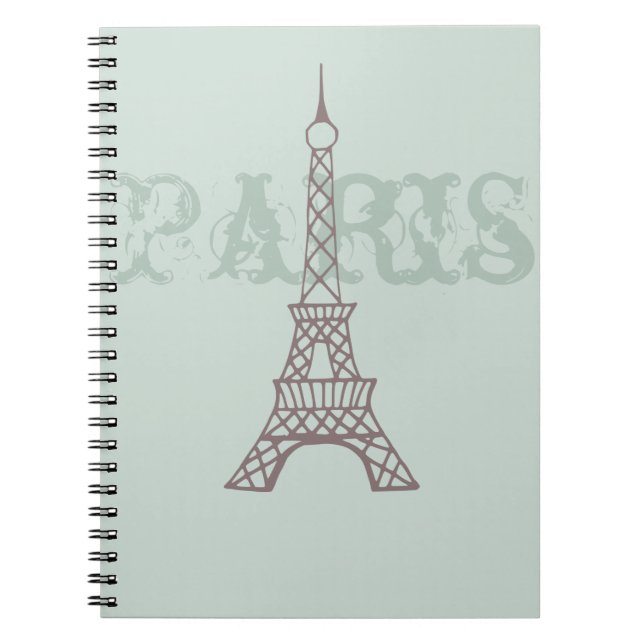 Vintage Paris Notebook  (Front)
