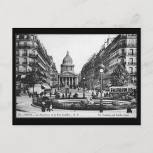 Vintage Paris Pantheon Postcard