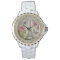 Vintage Paris Peonies Butterflies watch