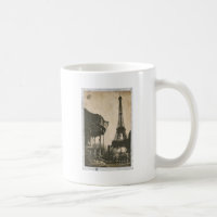 Vintage Paris Postcard, Eiffel Tower