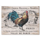 Vintage Paris rooster any purpose party tissue