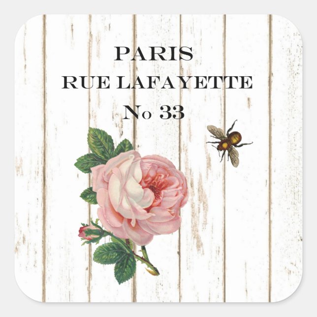 Vintage Paris Stickers (Front)