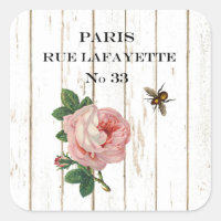 Vintage Paris Stickers