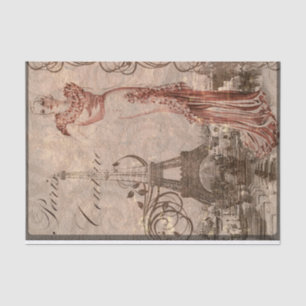 Vintage Paris Tissue Paper