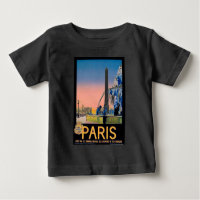 Vintage Paris Travel Advertisement