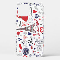Vintage Paris: Travel Line Pattern