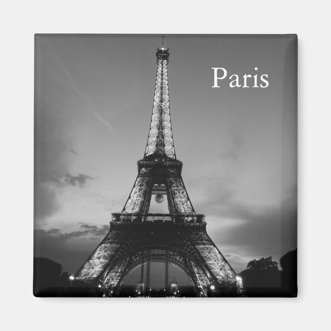 Vintage Paris Travel Tourism Magnet (Front)