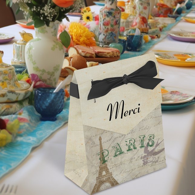 Vintage Parisian Party Favour Box (Creator Uploaded)