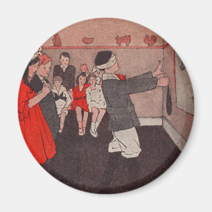 Vintage Party Games - Pin the Tail on the Donkey Magnet
