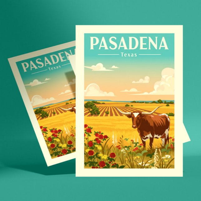 Vintage Pasadena Texas Postcard (Creator Uploaded)