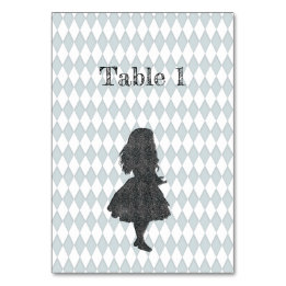 Vintage pastel Alice in Wonderland Card 