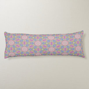 Vintage Pastel Mandala Meditation Design Pattern Body Cushion