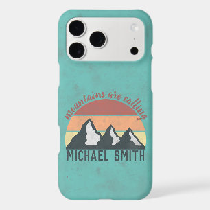 Vintage pastels mountains are calling monogram