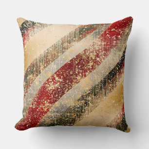 Vintage Patchwork Christmas Throw Pillow